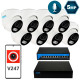Комплект відеоспостереження на 8 купольних 5 Мп IP-камери SEVEN IP-7215W8-5MP