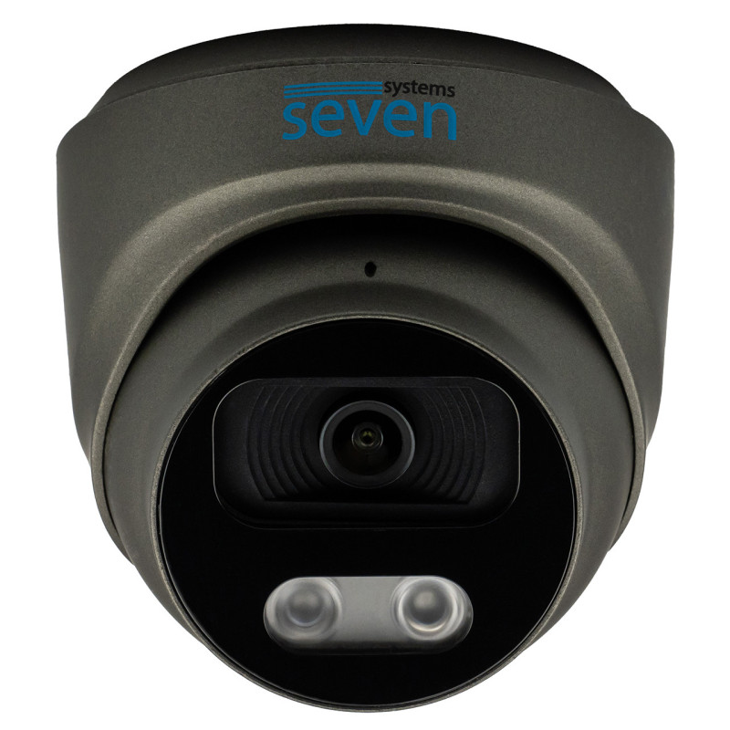 IP-відеокамера 2 Мп SEVEN IP-7212PA black 2,8 мм