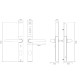 Розумний дверний біометричний замок SEVEN LOCK SL-7763BF black
