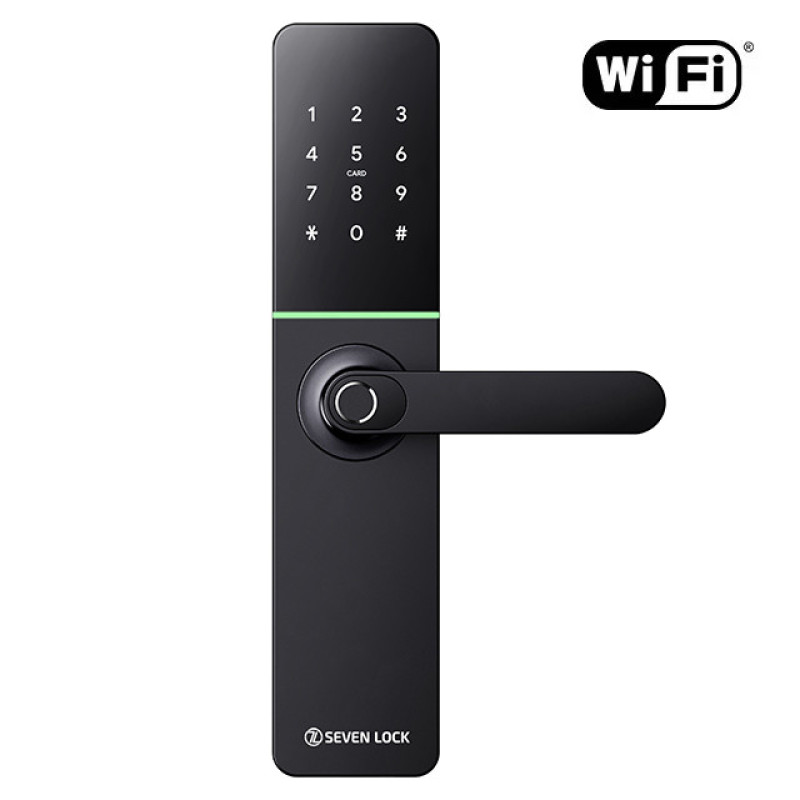 Умный дверной биометрический замок SEVEN LOCK SL-7779BFW