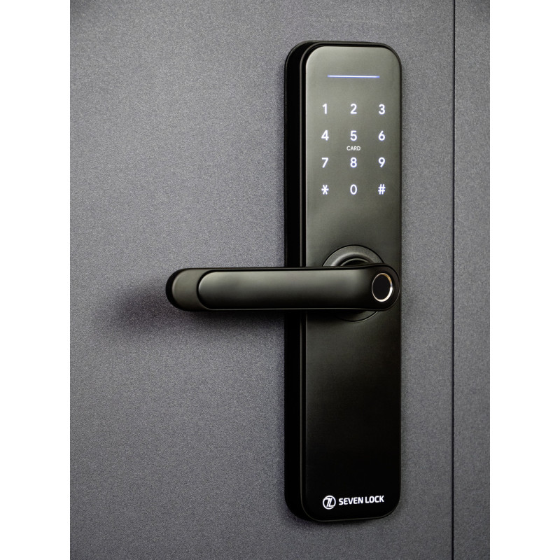 Умный дверной биометрический замок SEVEN LOCK SL-7766BF
