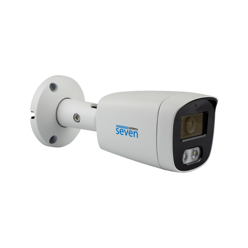 IP-відеокамера 5 Мп SEVEN IP-7225PA-DL white 2,8 мм з розумним подвійним підсвічуванням