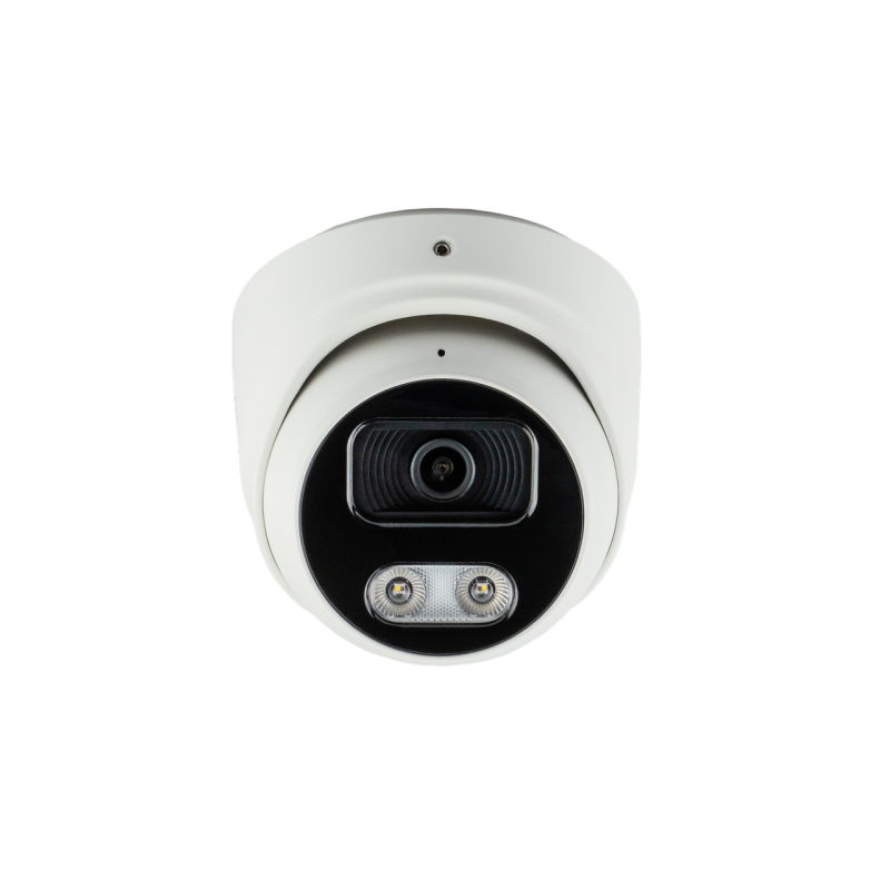 IP-відеокамера 8 Мп SEVEN IP-7218PA-DL white 2,8 мм з розумним подвійним підсвічуванням