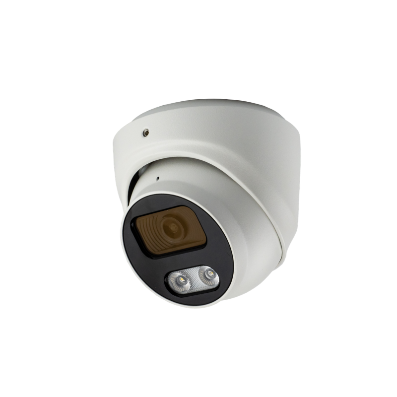 IP-відеокамера 8 Мп SEVEN IP-7218PA-DL white 2,8 мм з розумним подвійним підсвічуванням