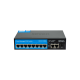 Хмарно керований 11-ти портовий PoE комутатор SEVEN PS308G (Cloud POE: 6+2G, UP: 2G+1SFP)
