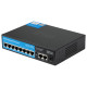 Хмарно керований 11-ти портовий PoE комутатор SEVEN PS308G (Cloud POE: 6+2G, UP: 2G+1SFP)