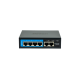 Хмарно керований 6-ти портовий PoE комутатор SEVEN PS204D (Cloud POE: 4, UP: 2)