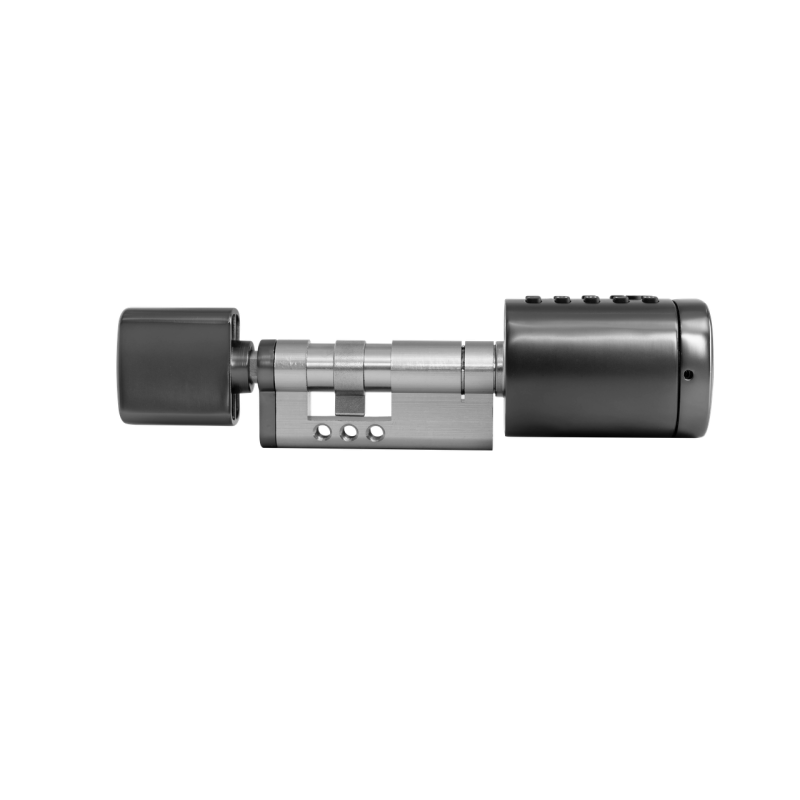 Розумний дверний біометричний замок (циліндр) SEVEN LOCK SL-7773BF black (40-106 мм)