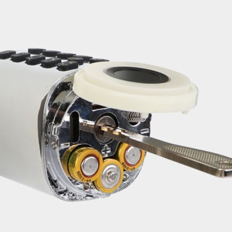 Розумний дверний біометричний замок (циліндр) SEVEN LOCK SL-7773BF black (40-106 мм)