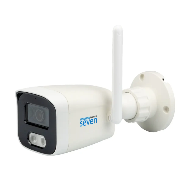 Комплект видеонаблюдения на 1 цилиндрическую Wi-Fi 4 Мп IP-камеру SEVEN KS-7224WF-4MP