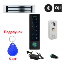 Биометрический Smart комплект контроля доступа с электромагнитным замком 180 кг SEVEN KA-7827