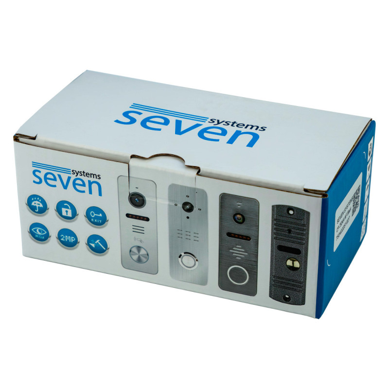 Вызывная панель домофона SEVEN CP-7506 black