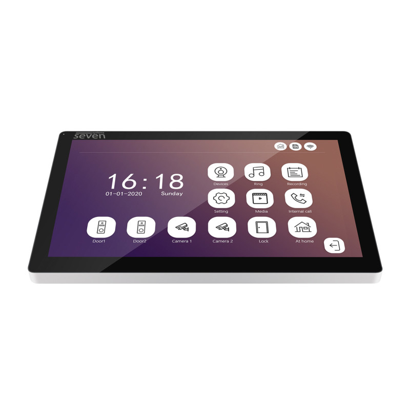 Комплект контроля доступа с магнитным замком 280 кг и Wi-Fi домофоном 10" SEVEN KD-7824