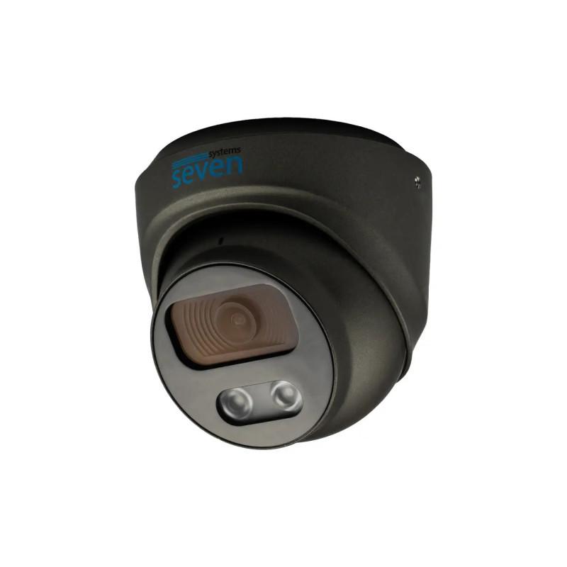 Комплект видеонаблюдения на 2 купольные 5 Мп IP-камеры SEVEN IP-7215B2-5MP