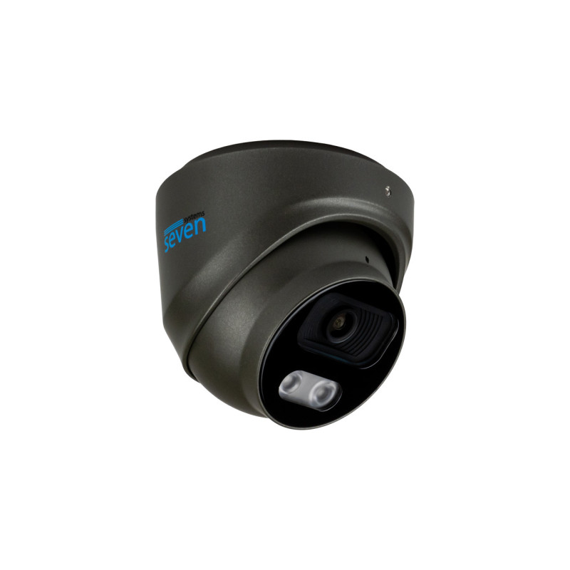Комплект видеонаблюдения на 2 купольные 5 Мп IP-камеры SEVEN IP-7215B2-5MP