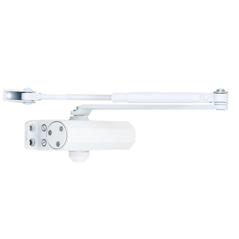 Доводчик двери 25-45 кг SEVEN DC-7741HP white (механизм фиксации дверей)
