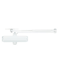 Доводчик двери 40-65 кг SEVEN DC-7742HP white (механизм фиксации дверей)