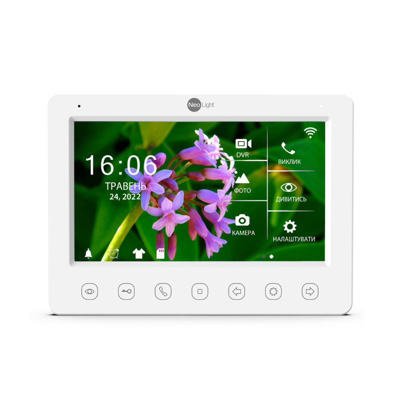 Видеодомофон 7 дюймов с Wi-Fi NeoLight Kappa+ HD WF white