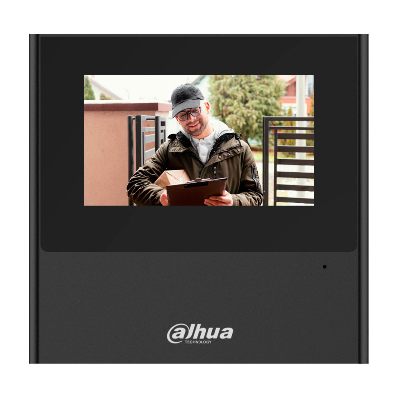 Відеодомофон Dahua DHI-VTH2611L-WP-BE Black 4.3" дюймів Wi-Fi