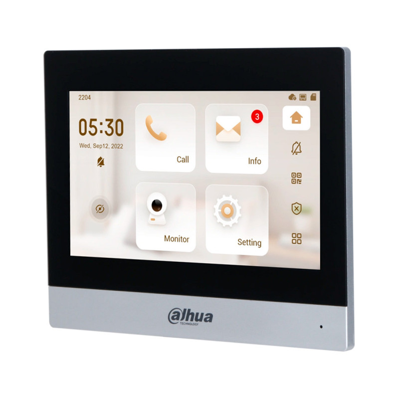 Відеодомофон Dahua DHI-VTH8621KMS-WP 7" дюймів Wi-Fi